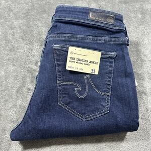 AG Adriano Goldschmied Jeans Womens 31R Blue The Legging Ankle‎ Denim Pants NWT